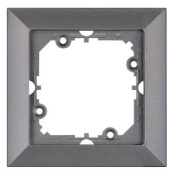 Abex Perła antracyt - ramka 1 RA-1P Abex