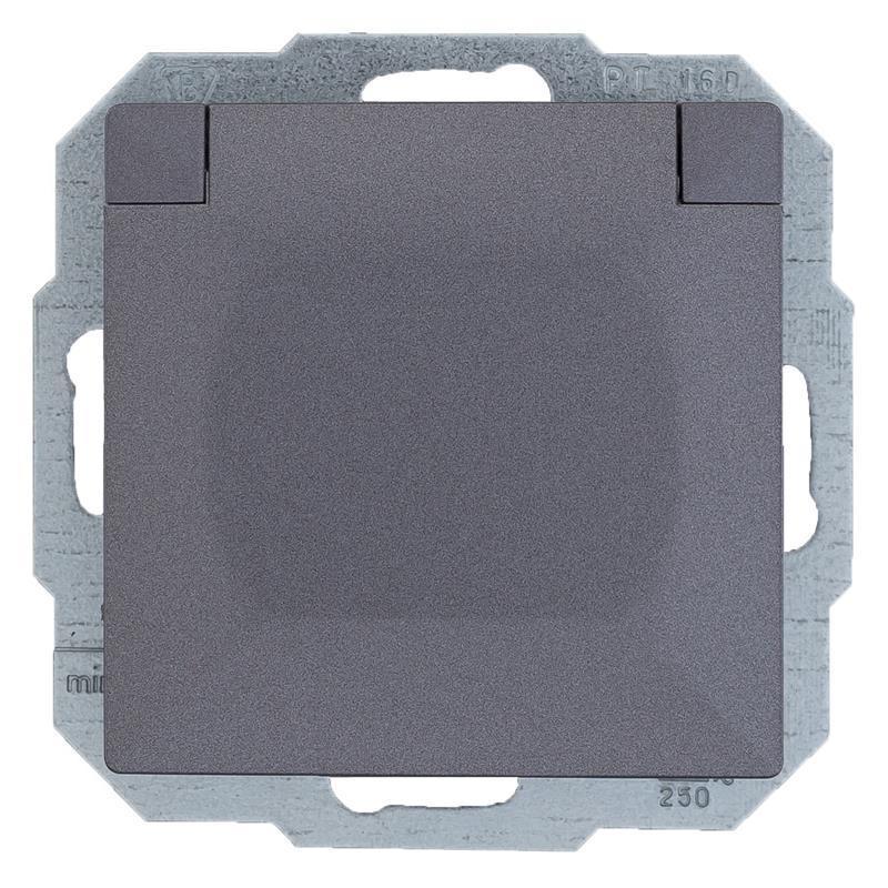 Abex Perła antracyt - gniazdo bryzgoszczelne (+0) PT-16PH Abex Perła antracyt - gniazdo bryzgoszczelne (+0) PT-16PH