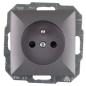 Abex Perła antracyt - gniazdo pojedyncze (+0) PT-16P