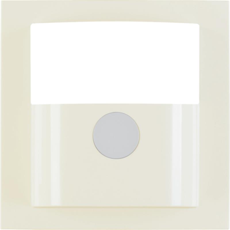 Berker Kwadrat kremowy - płytka czołowa do czujnika ruchu