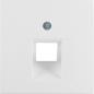 Berker Kwadrat biały - płytka pojedyncza do gniazda telefonicznego, komputerowego