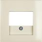Berker Kwadrat kremowy - płytka do gniazda głośnikowego