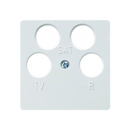 Berker biały - płytka do gniazda RTV-SAT (x4)