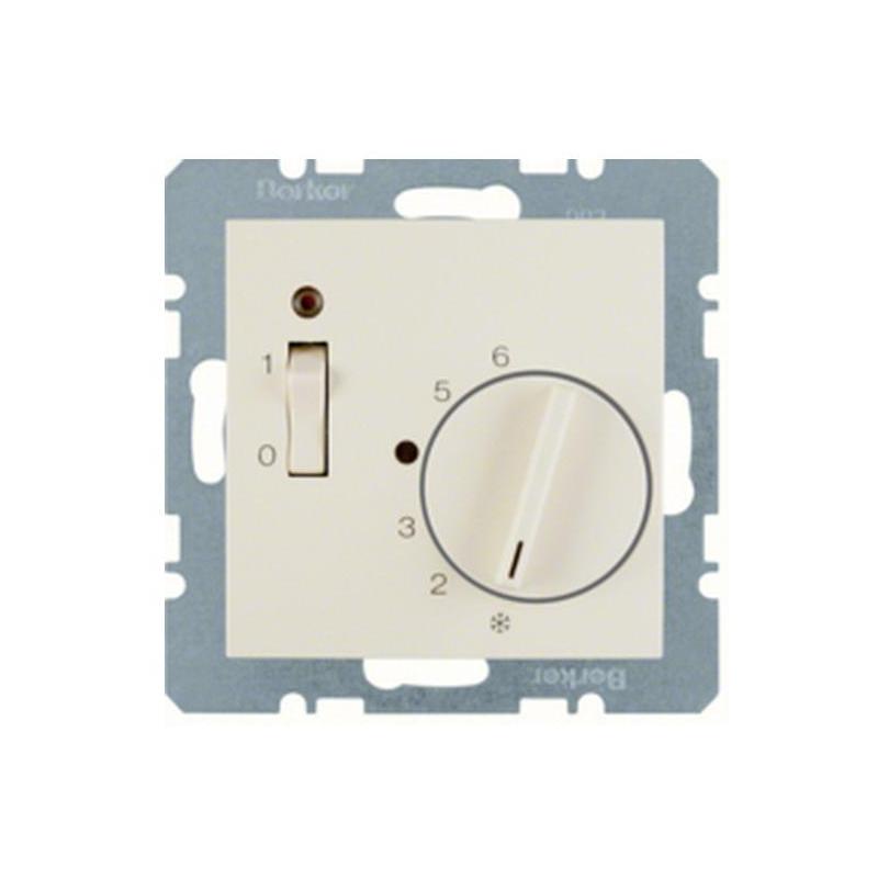 Berker Kwadrat kremowy - regulator temperatury [20308982]