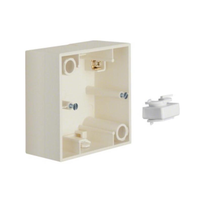 Berker Kwadrat kremowy - puszka natynkowa 1