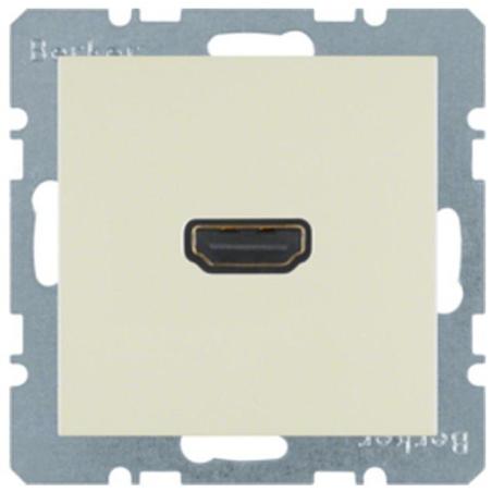Berker Kwadrat kremowy - gniazdo HDMI
