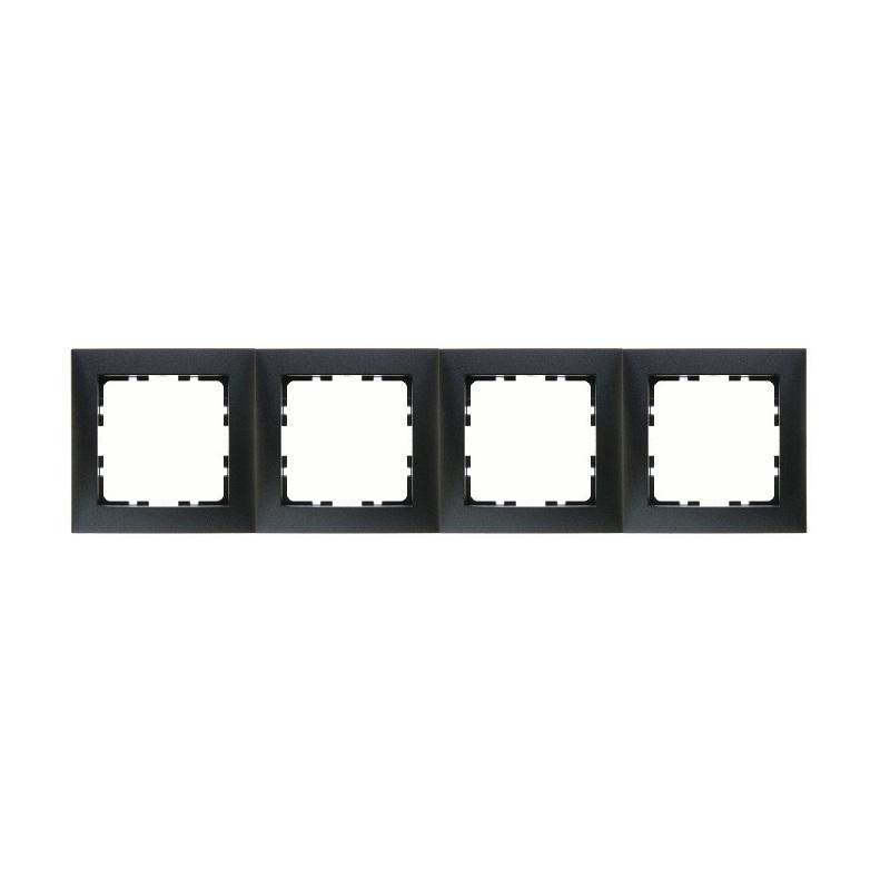 Berker Kwadrat antracyt - ramka 4