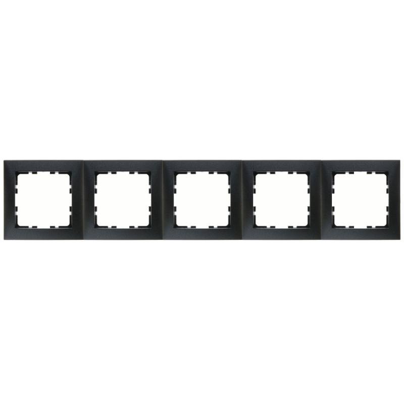 Berker Kwadrat antracyt - ramka 5