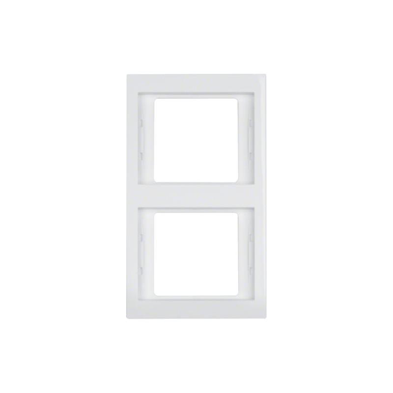 Berker K1 biały - ramka 2 pionowa