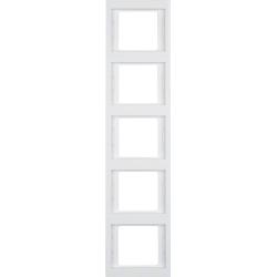 Berker K1 biały - ramka 5 pionowa Berker