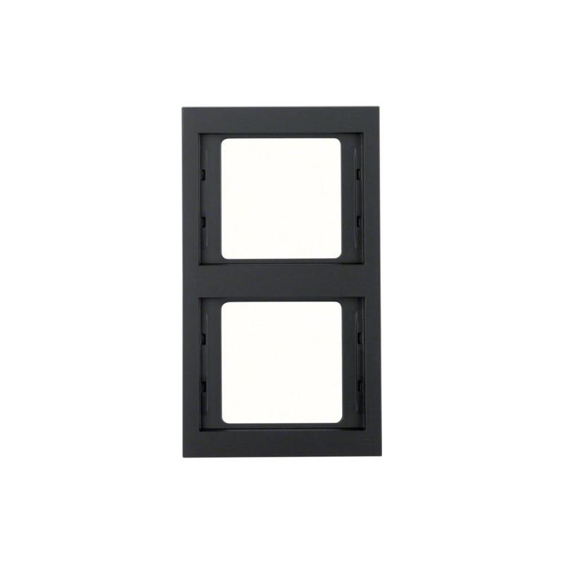 Berker K1 antracyt - ramka 2 pionowa