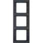 Berker K1 antracyt - ramka 3 pionowa