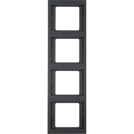 Berker K1 antracyt - ramka 4 pionowa Berker