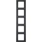 Berker K1 antracyt - ramka 5 pionowa