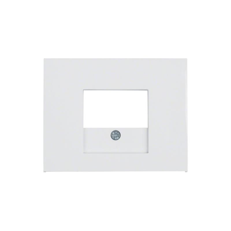 Berker K1 biały - płytka do gniazda głośnikowego