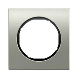 Berker R3 stal szlachetna/czarny - ramka 1 Berker