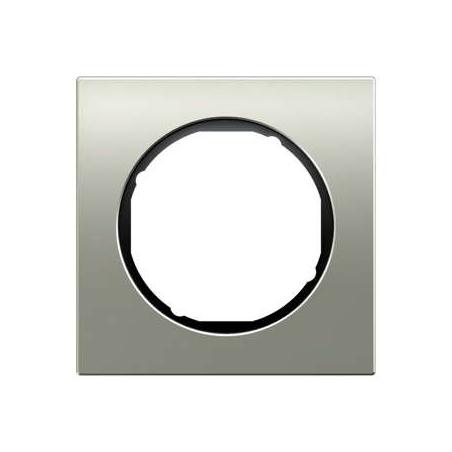 Berker R3 stal szlachetna/czarny - ramka 1