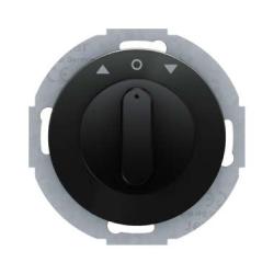 Berker R.classic czarny - łącznik żaluzjowy obrotowy Berker