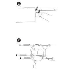 TUYA SMART Wi-Fi kamera Cosmo Z1 IP66 315625 Goldlux