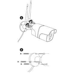 TUYA SMART Wi-Fi kamera Cosmo Z2 IP65 315649 Goldlux