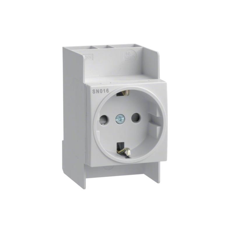 Gniazdo na szynę Schuko 230VAC 10/16A