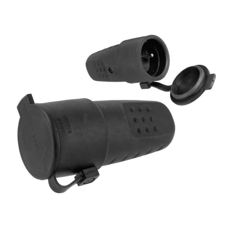 Gniazdo gumowe przenośne D.3157L 250V