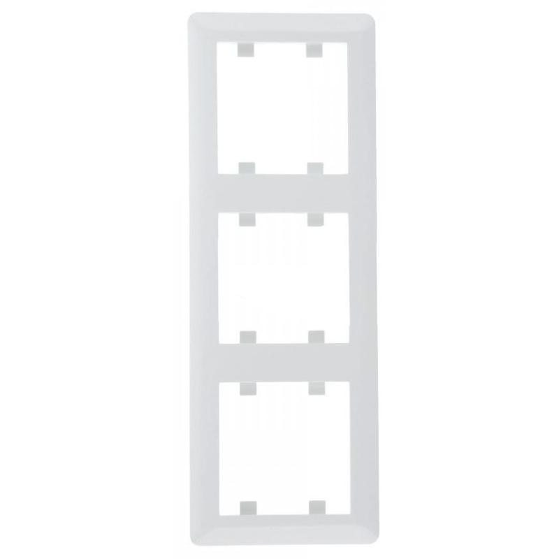 Hager Lumina Soul biały - ramka 3 pionowa