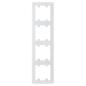 Hager Lumina Soul biały - ramka 4 pionowa