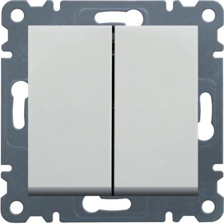 Hager Lumina biały - łącznik świecznikowy