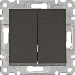 Hager Lumina czarny - łącznik świecznikowy Hager Polo