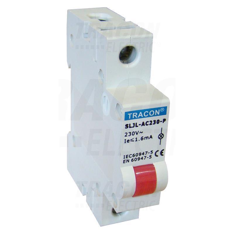 Modułowa lampka sygnalizacyjna LED czerwona 230V SLJL-AC230-P