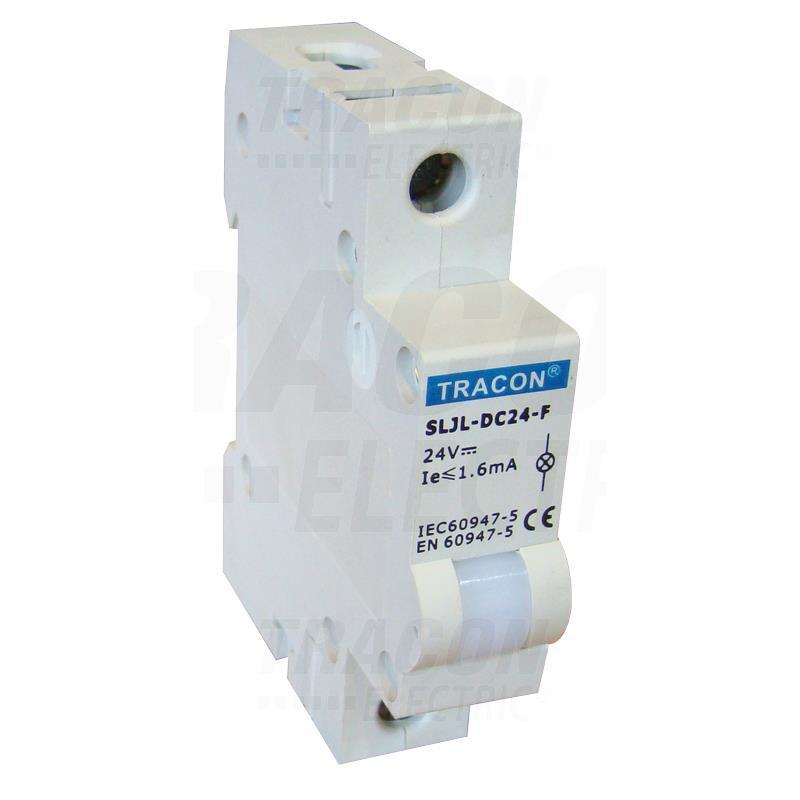 Modułowa lampka sygnalizacyjna LED biała 230V SLJL-AC230-F