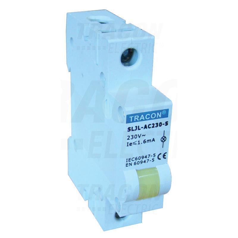 Modułowa lampka sygnalizacyjna LED żółta 24V SLJL-AC24-S