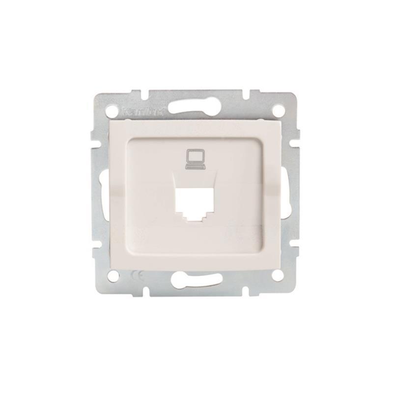 Kanlux Logi biały - obudowa gniazda komp. pojedyńczego 25926