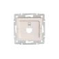 Kanlux Logi biały - obudowa gniazda komp. pojedyńczego 25926