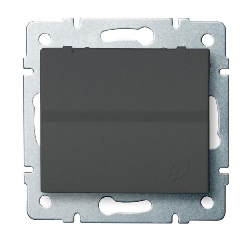 Kanlux Logi grafit - gniazdo bryzgoszczelne (+0) SCHUKO 25264