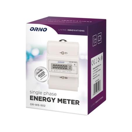 Licznik energii elektrycznej 1-fazowy Orno OR-WE-502