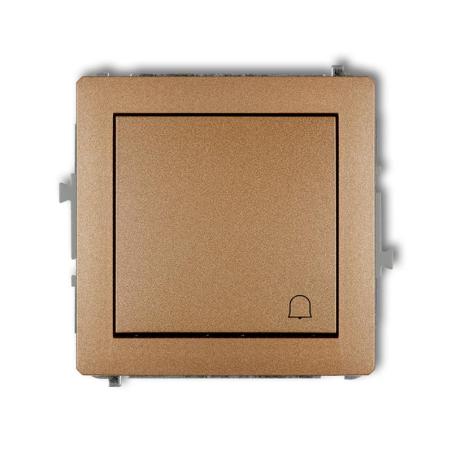 Karlik Deco złoty - łącznik zwierny dzwonek - 8DWP-4 Karlik