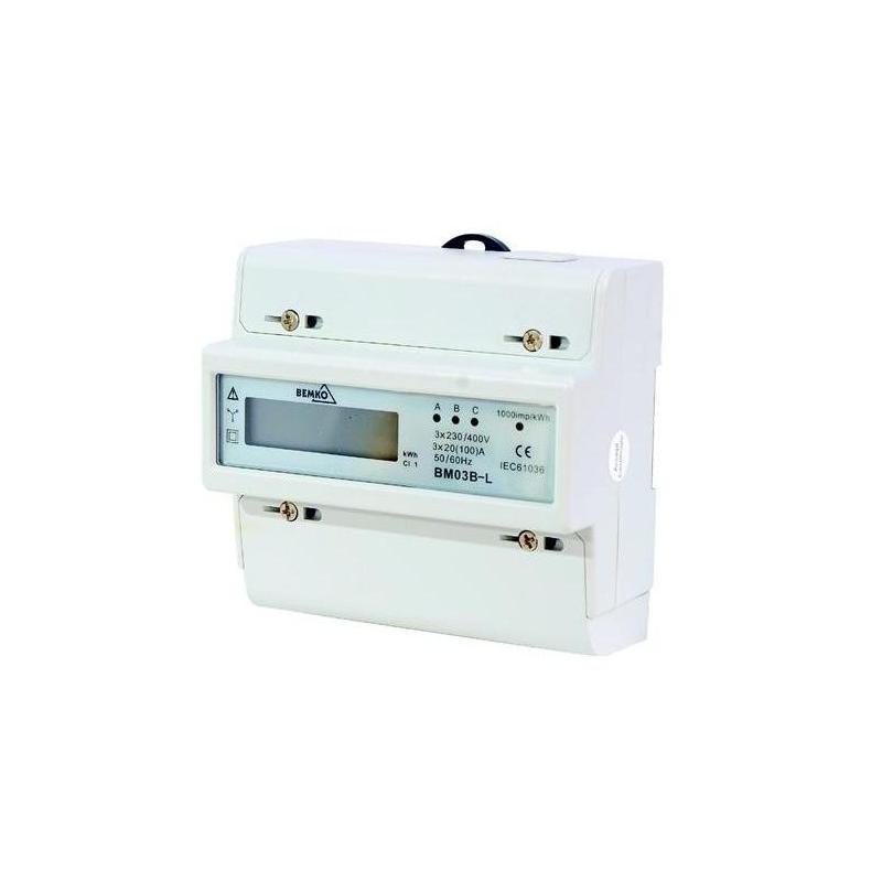 Licznik energii elektrycznej 3-fazowy Bemko BM03B-L