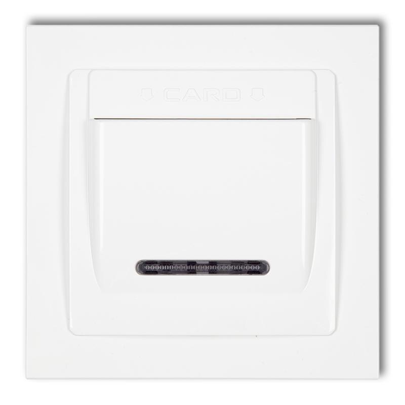 Karlik Deco biały - łącznik hotelowy na kartę - DSH-1