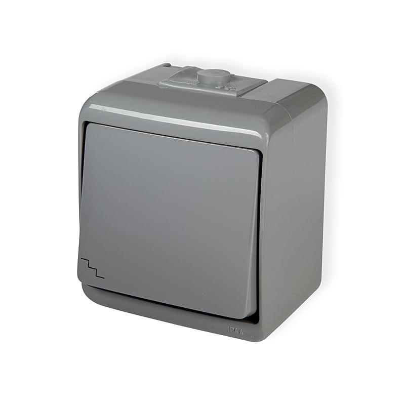 Karlik Junior popiel - łącznik schodowy IP54 - 10WHE-3