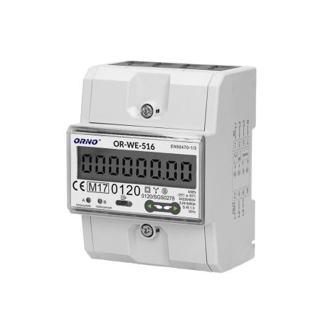 Licznik energii elektrycznej 3-fazowy Orno OR-WE-516 MID