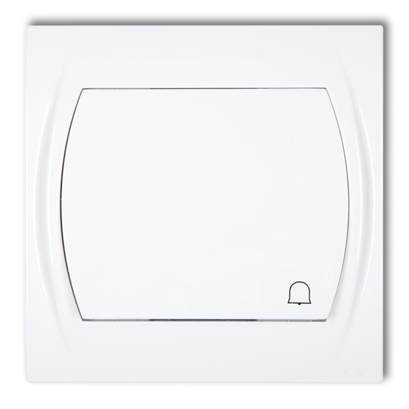 Karlik Logo biały - łącznik zwierny dzwonek - LWP-4