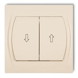 Karlik Logo beż - łącznik żaluzyjny odbijający - 1LWP-8 Karlik