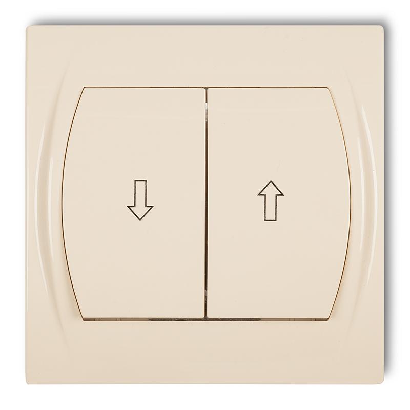 Karlik Logo beż - łącznik żaluzyjny odbijający - 1LWP-8