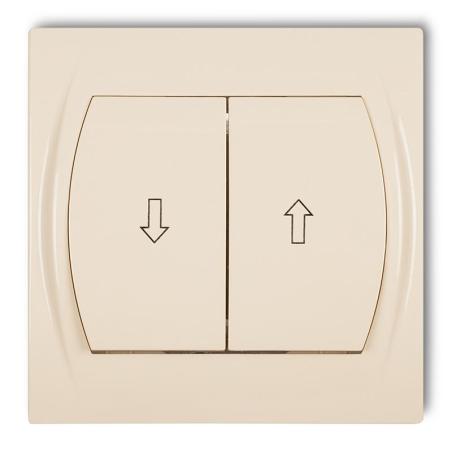 Karlik Logo beż - łącznik żaluzyjny odbijający - 1LWP-8