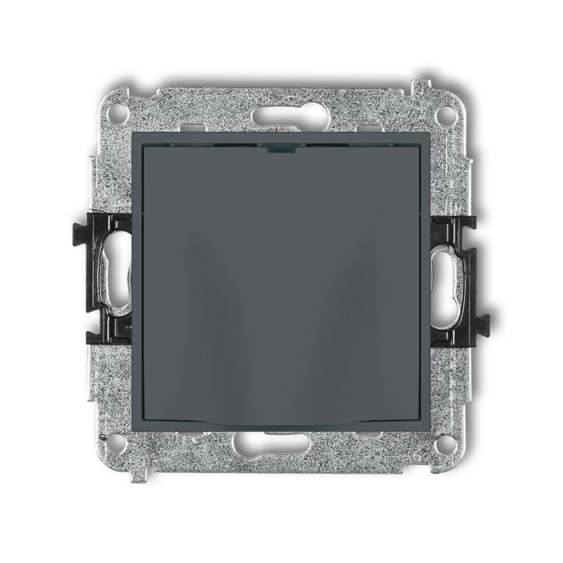 Karlik Mini grafitowy mat - wypust kablowy - 28MWPK