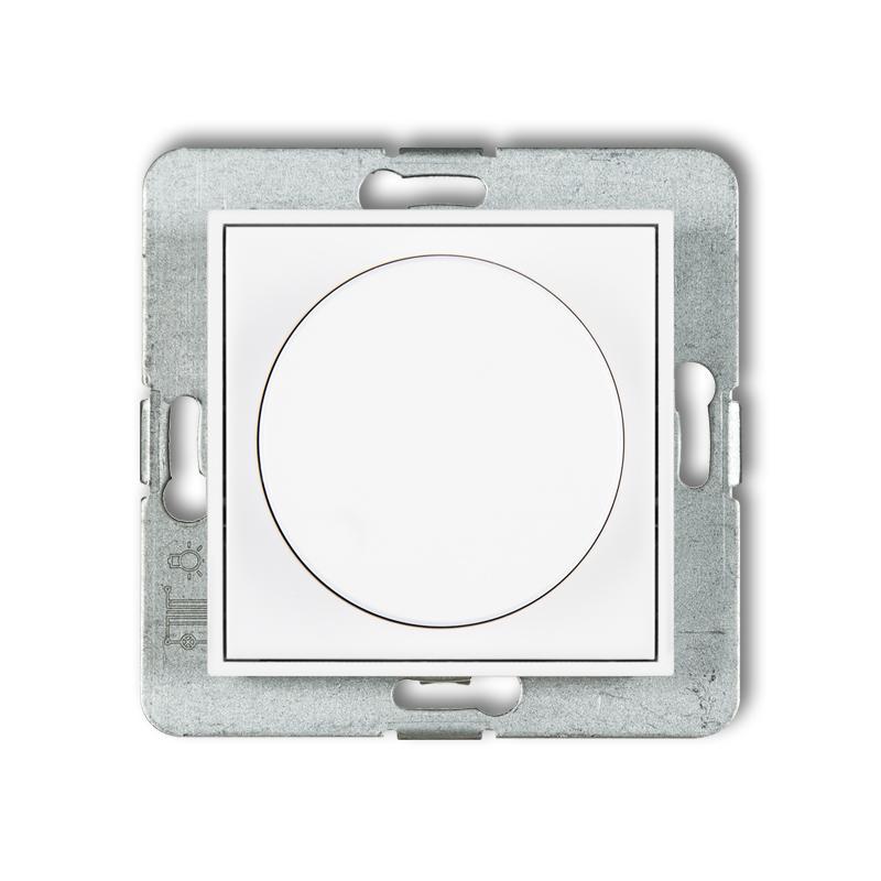 Karlik Mini biały - ściemniacz przyciskowo-obrotowy LED - MRO-2 Karlik Mini biały - ściemniacz przyciskowo-obrotowy LED - MRO-2