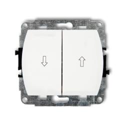 Karlik Trend biały - łącznik żaluzyjny odbijający - WP-8 Karlik