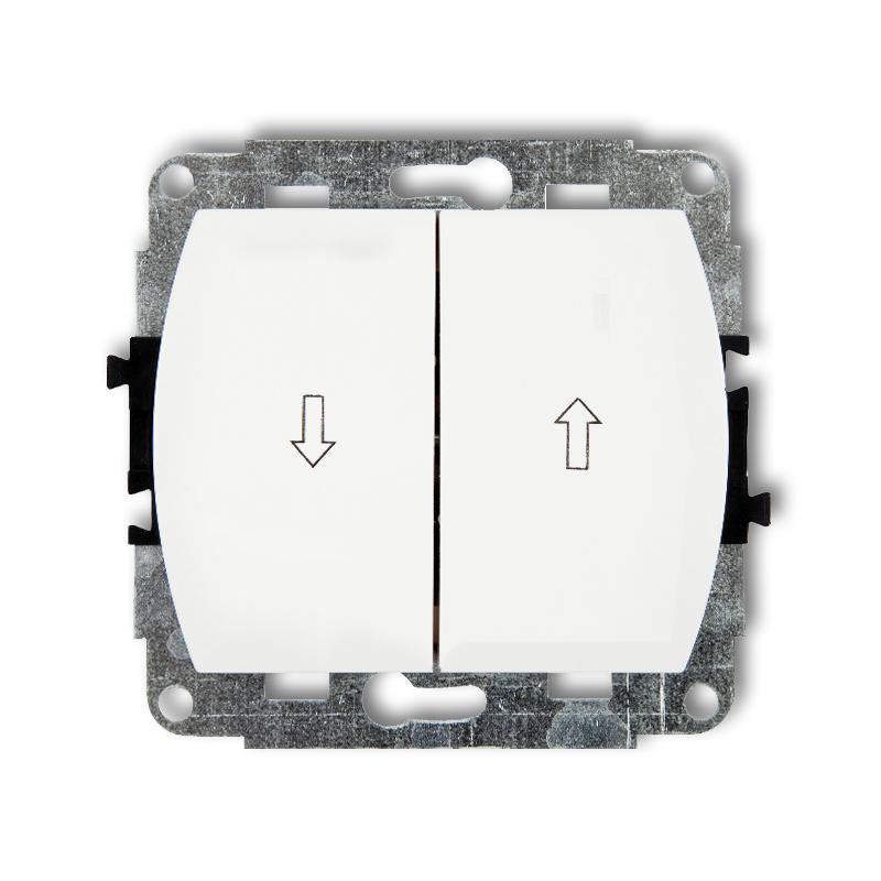 Karlik Trend biały - łącznik żaluzyjny odbijający - WP-8